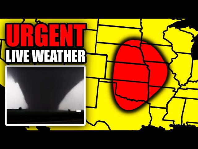 🔴LIVE -  Tornado Outbreak Coverage With Storm Chasers On The Ground - Live Weather Channel...