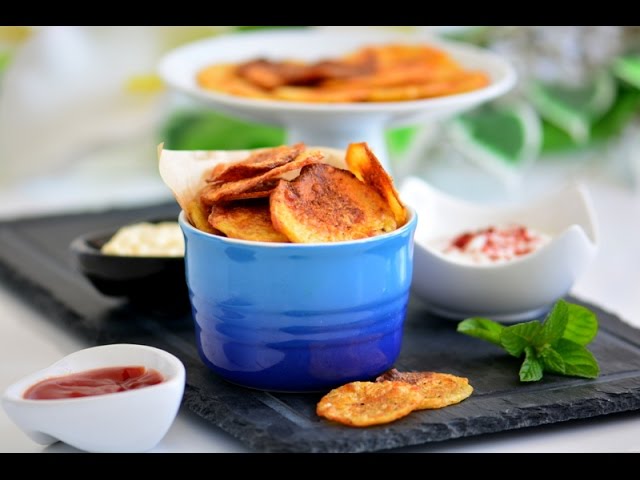 Fırında  Patates  Cipsi  Nasıl  Yapılır ( Evde  patates  cipsi tarifi) Potato Chips