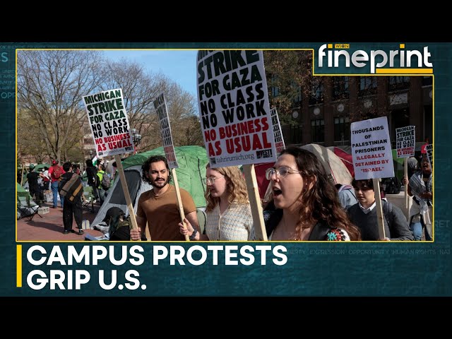 Israel-Hamas war: Anti-war protests rock US colleges | WION Fineprint | World News | WION