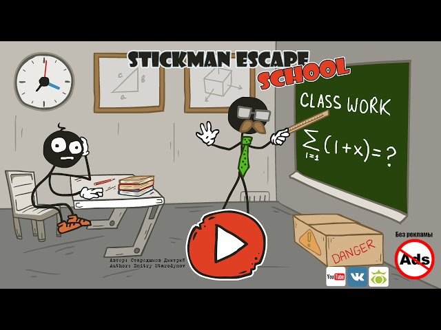 Stickman school escape (by Starodymov games) / Android Gameplay HD