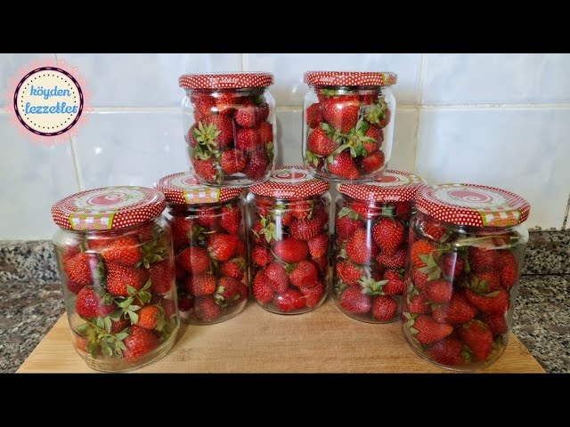 This is how I keep strawberries fresh for 2 years. Fresh and delicious in every season.
