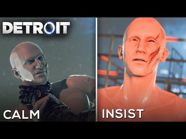 Calm Ralph vs Insist Ralph (Good and Bad Consequences) - DETROIT BECOME HUMAN