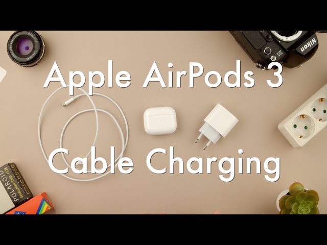 How to charge Apple Airpods 3 with cable || Apple Airpods 3