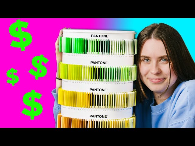 Linus let me spend $10,000 on THIS!!! - Pantone Plus Plastic Standard Chips Collection