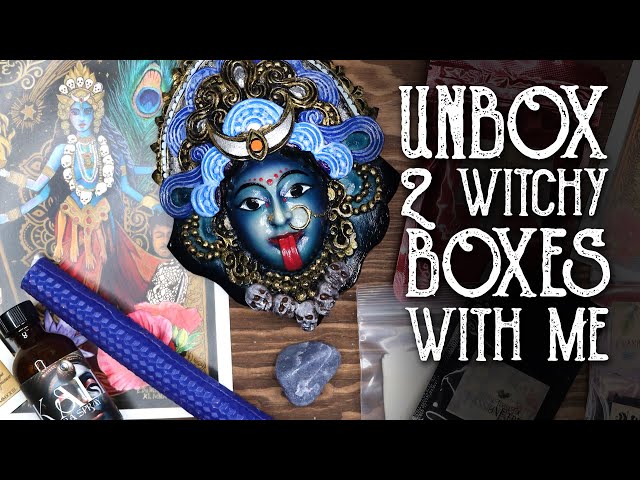 Open Two Boxes With Me - The Witches Moon and Witches Bounty - Witchy Unboxing - Magical Crafting