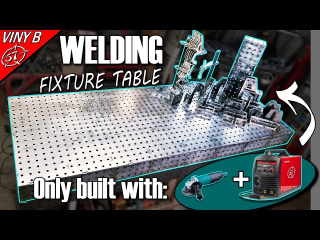 DIY WELDING FIXTURE TABLE made only using a  grinder and a welder ?