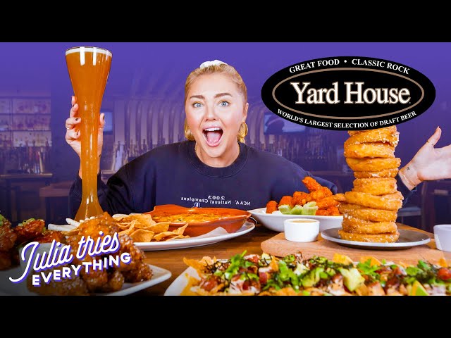 Trying 31 Of The Most Popular Menu Items At Yard House | Delish