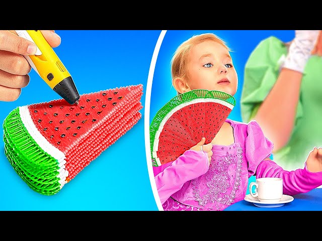 WOW! AWESOME 3D PEN CRAFTS FOR PARENT || COOL DIY IDEAS AND CRAFTY PARENTS TRICKS