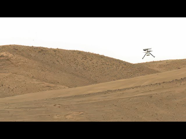 Ingenuity's 47 flight in action! Multiple Mars videos show Helicopter from different perspectives
