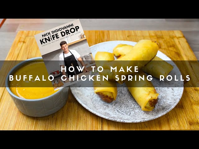 How to Make Buffalo Chicken Spring Rolls
