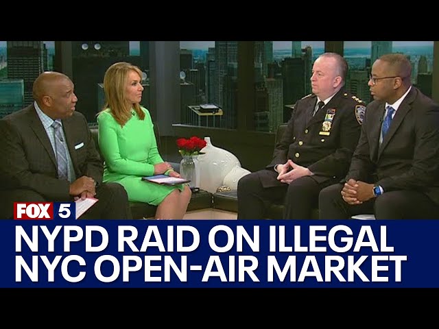 NYPD raid on illegal NYC open-air market