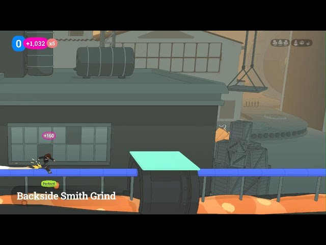 OlliOlli World: Two Floating Crystals and One Crystal Floor in a Single Combo (The Sewer Shot)