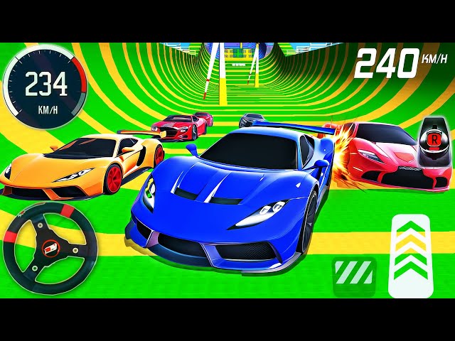 GT Car Stunt 3D Racing Master Simulator - Impossible Mega Ramp Sport Car - Android GamePlay
