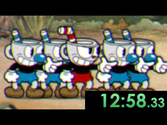 Speedrunning Cuphead with a Mugman Army