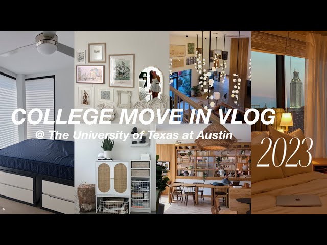 COLLEGE MOVE IN VLOG 2023 : Rambler at The University of Texas at Austin