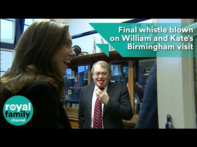 Final whistle blown on William and Kate’s Birmingham visit