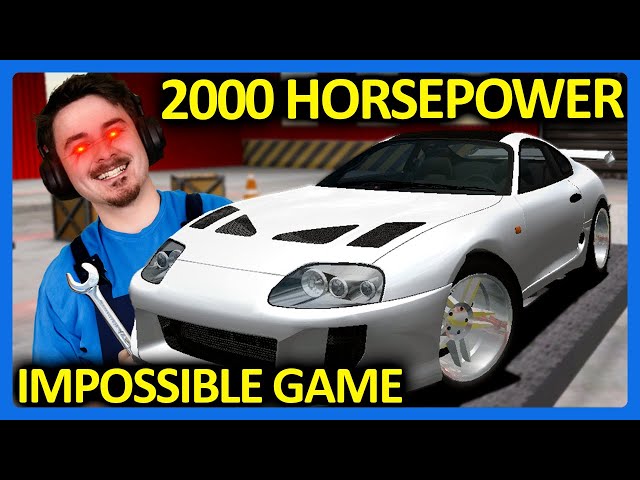 I Built a 2000 Horsepower Car in The World's HARDEST Racing Game...