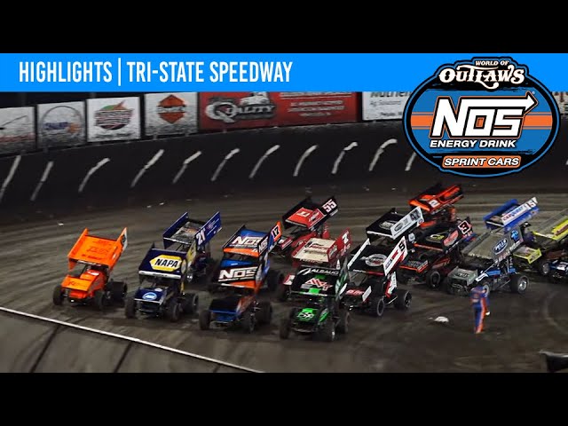 World of Outlaws NOS Energy Drink Sprint Cars | Tri-State Speedway | April 29th, 2023 | HIGHLIGHTS