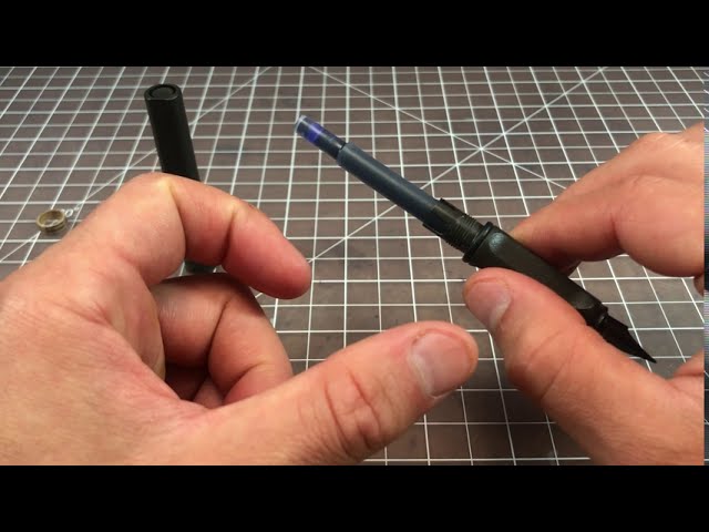 How to Install a Lamy Fountain Pen Cartridge
