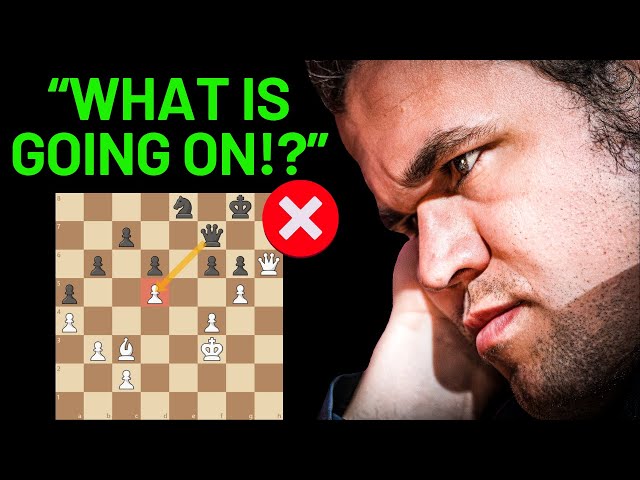Carlsen's Weird Sacrifice Baffles The Chess Commentators