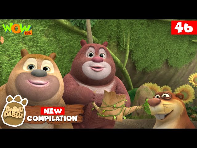 New! Baby Bears Compilation | 46 | Bablu Dablu Cubs | New Funny Cartoon in Hindi for Kids| Wow Kidz