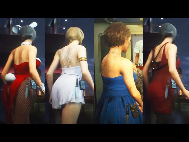 Resident Evil 3 Remake - All Sexy Jill Costumes (Beauty Jill)