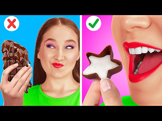 GENIUS TRICKS FOR SMART STUDENTS || Lazy Food Recipes! Cool Hacks by 123 GO! SCHOOL