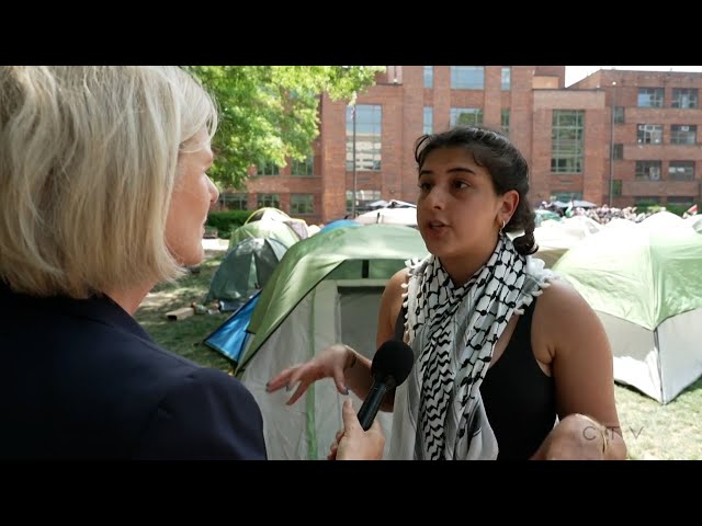 Protestors will 'put their lives on the line | Georgetown pro-Palestinian demonstration organizer