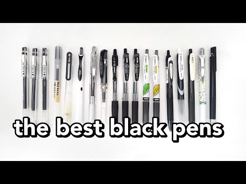 What is the BEST BLACK Pen for Note-taking? 🖤
