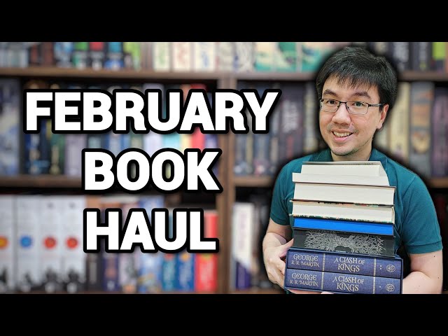 My February 2024 Book Haul! (Incredible Box Set, Kickstarter Books, and Folio Society Books)