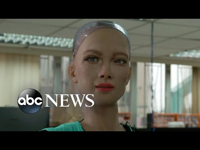 Creators of famous Sophia robot reveal AI robotics for children, elderly | Nightline