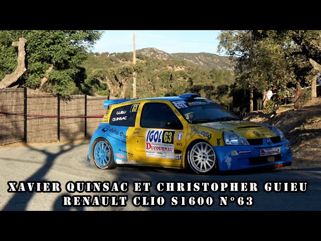 Rallye du Var 2023 - Renault Clio S1600 N°63 - Xavier QUINSAC et Christopher GUIEU
