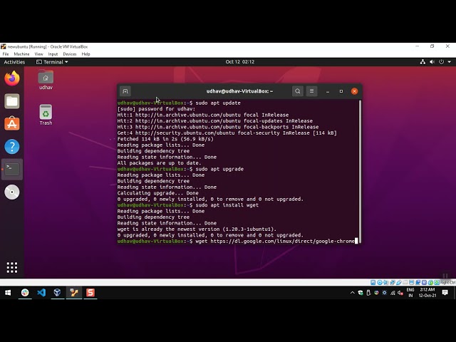 How to Chrome Installation via terminal in Ubuntu 20.04