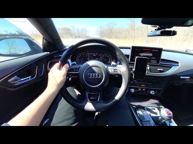560HP Audi RS7 POV Drive and Exhaust Sounds!!!