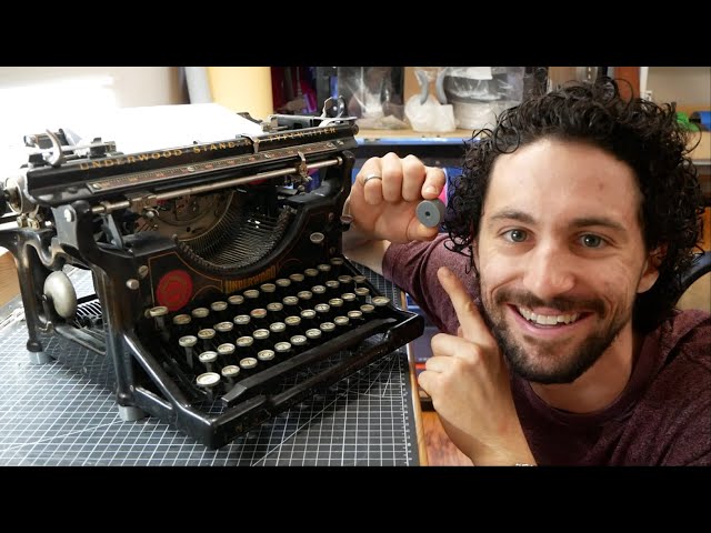Fixing a 100-year-old typewriter with 3D printing