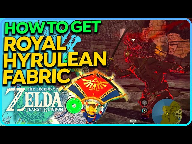 How to Get Royal Hyrulean Fabric Paraglider Zelda Tears of the Kingdom