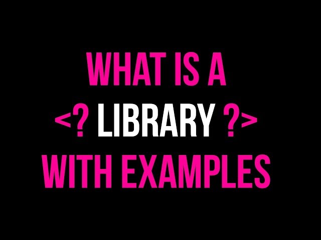 What is a Library? Using Libraries in Code Tutorial | C Library Examples
