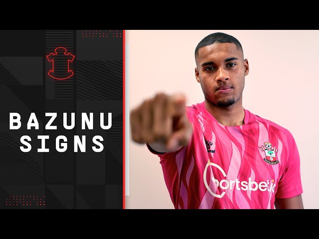 BAZUNU IS A SAINT! 😇 | Highly-rated goalkeeper Gavin Bazunu signs from Manchester City