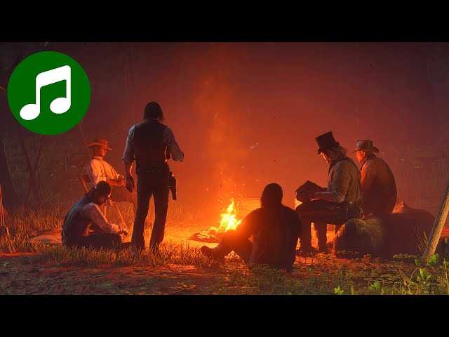 Chill With Arthur By The Campfire 🎵 RED DEAD REDEMPTION 2 Ambient Music (SLEEP | STUDY | FOCUS)