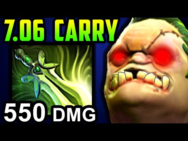 MONSTER CARRY PUDGE DOTA 2 PATCH 7.06 NEW META PRO GAMEPLAY