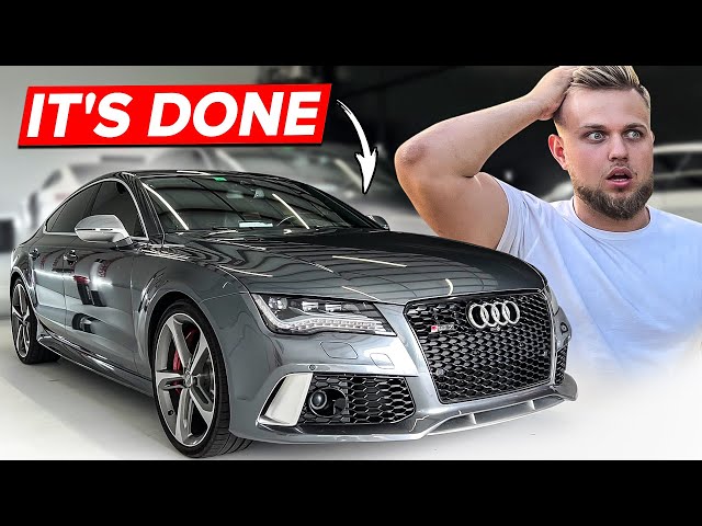 I REBUILT My WRECKED Audi RS7 JUST TO GIVE IT TO SOMEONE FOR FREE!
