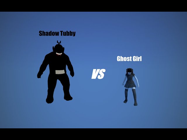 Slendytubbies 3 - Boss vs Boss Fight l Shadow Tubby vs Ghost Girl