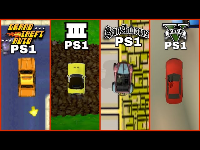 PLAYING ALL GTA GAMES WITH PS1 GRAPHICS STYLE