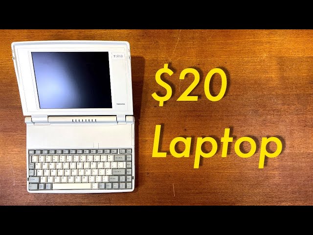 $20 Toshiba T1910 Laptop Repair