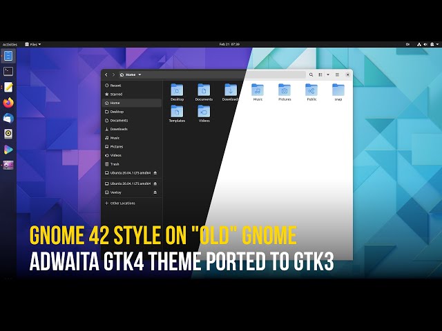 Vanilla GNOME Look on Existing System | Libadwaita Theme Backport For GTK3 Applications