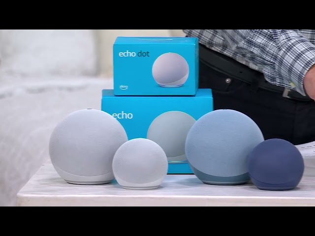 All-New Amazon Echo and Echo Dot Smart Speakers w/ Alexa on QVC
