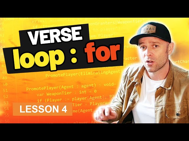 UEFN Verse For Beginners Course - Simple Loops - Lesson 4