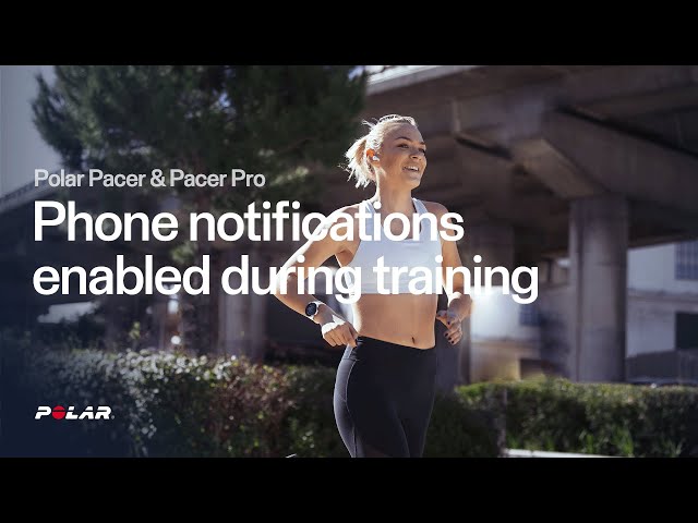 Polar Pacer & Pacer Pro | Phone notifications enabled during training