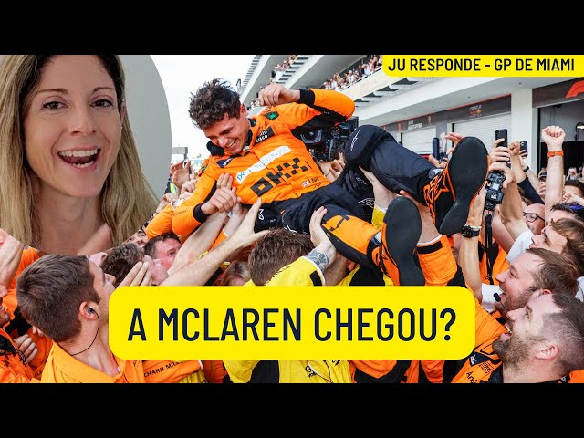 F1: Vitória de Norris mostra que a McLaren chegou na Red Bull? Ju Responde do GP de Miami
