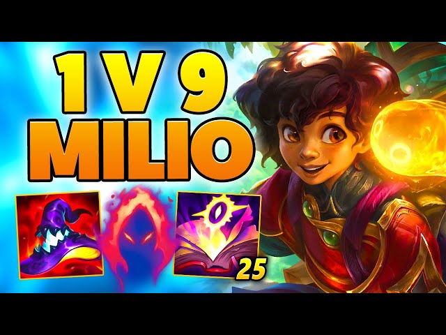 1 vs. 9 Milio Carry! RIOT BANNED ME!